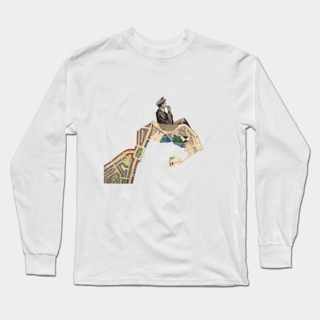 Ships ahoy! Long Sleeve T-Shirt by The Cloud Gallery